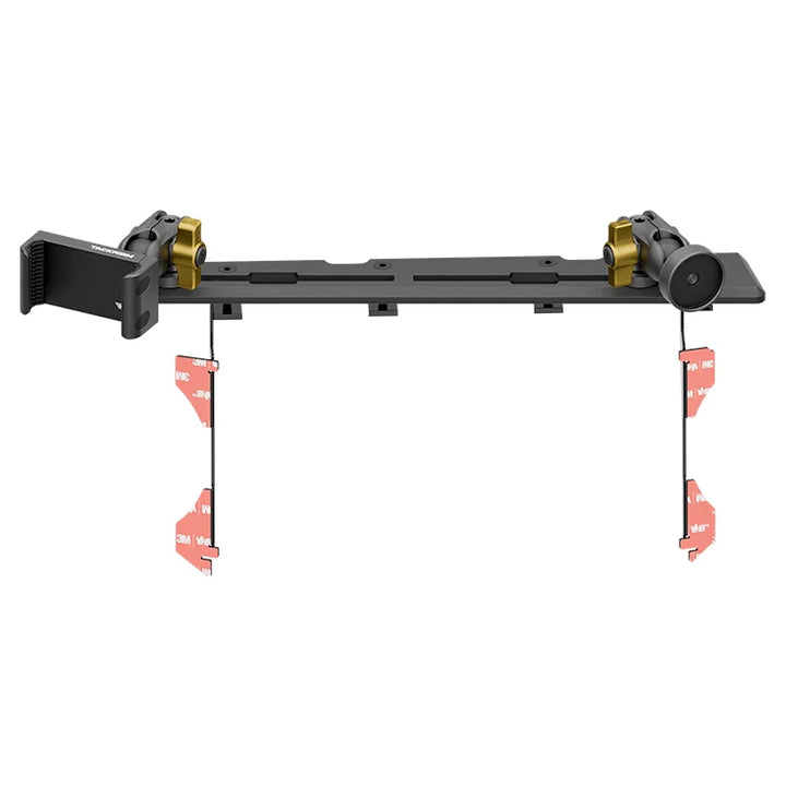 TRAXX - Slim Track Dash Bracket With 20LITE Phone & Midland Magnetic CB Radio Mic Mounts | 2016 - 2023 Toyota Tacoma