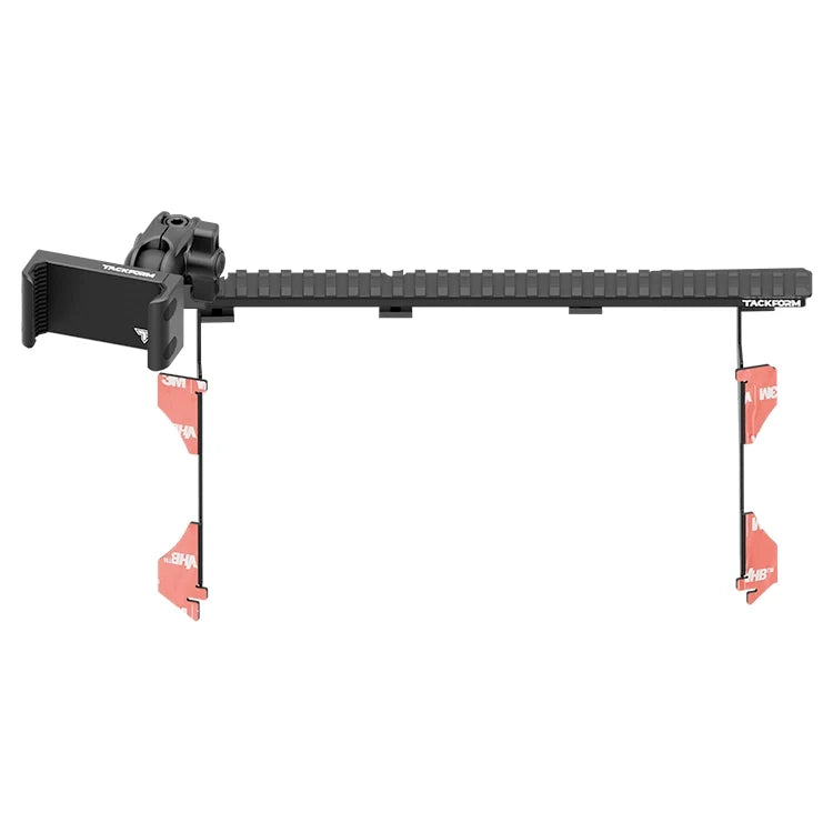 Tackform Assault Track Picatinny Dash Bracket With 20LITE Phone Holder for Tacoma (2016-2023)