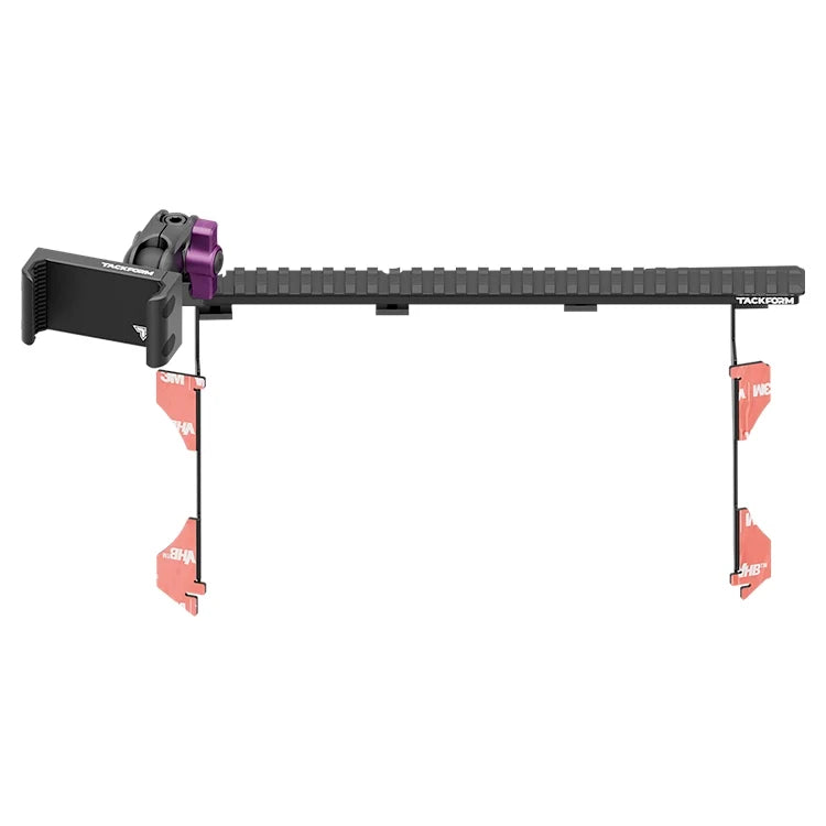 Tackform Assault Track Picatinny Dash Bracket With 20LITE Phone Holder for Tacoma (2016-2023)