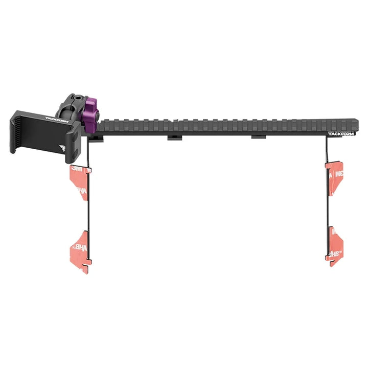 Tackform Assault Track Picatinny Dash Bracket With 20LITE Phone Holder for Tacoma (2016-2023)