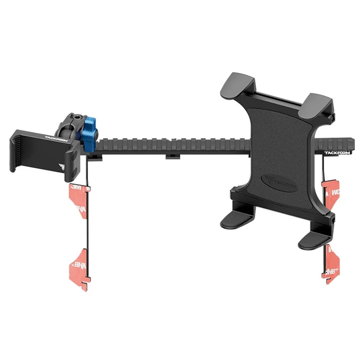 Tackform Assault Track Picatinny Dash Bracket With 20LITE Phone Holder & Tablet Mount for Tacoma (2016-2023)