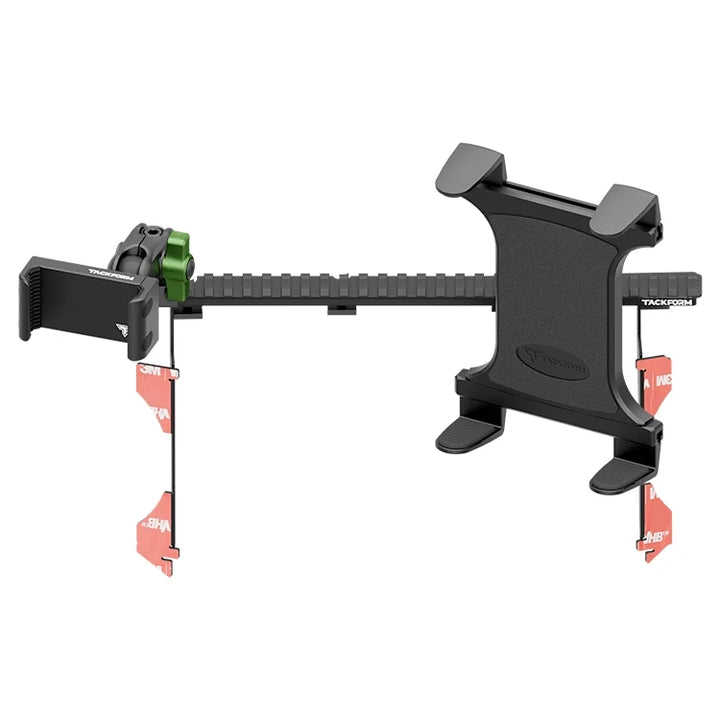 Tackform Assault Track Picatinny Dash Bracket With 20LITE Phone Holder & Tablet Mount for Tacoma (2016-2023)