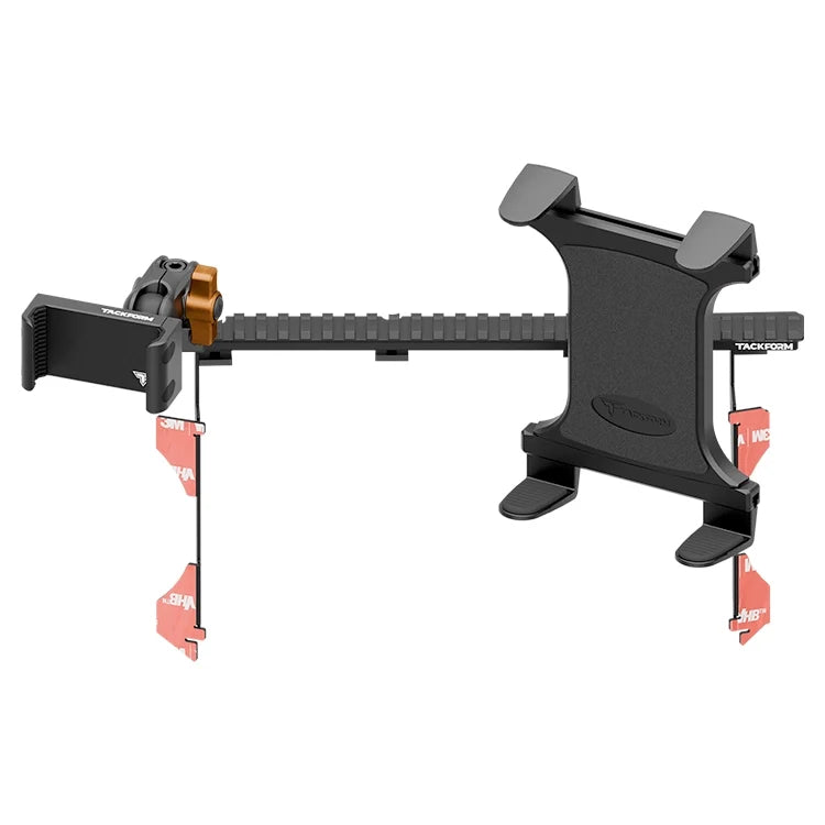 Tackform Assault Track Picatinny Dash Bracket With 20LITE Phone Holder & Tablet Mount for Tacoma (2016-2023)