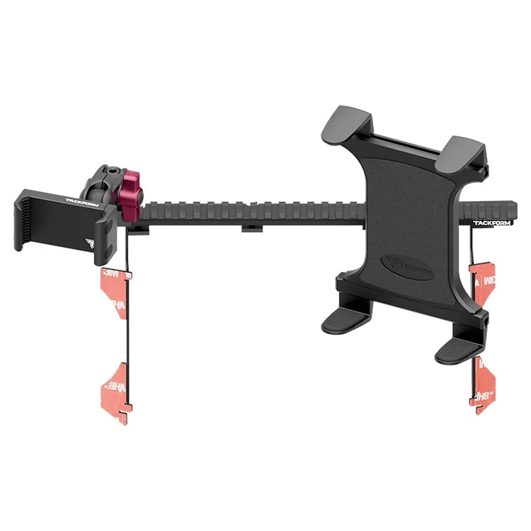 Tackform Assault Track Picatinny Dash Bracket With 20LITE Phone Holder & Tablet Mount for Tacoma (2016-2023)