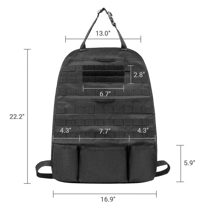 Skullvibe Tactical MOLLE Seat Organizer v2