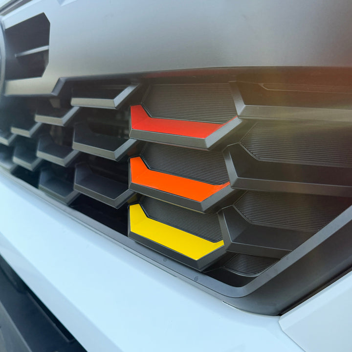 Heritage Vinyl Grille Decals for 2024+ Tacoma