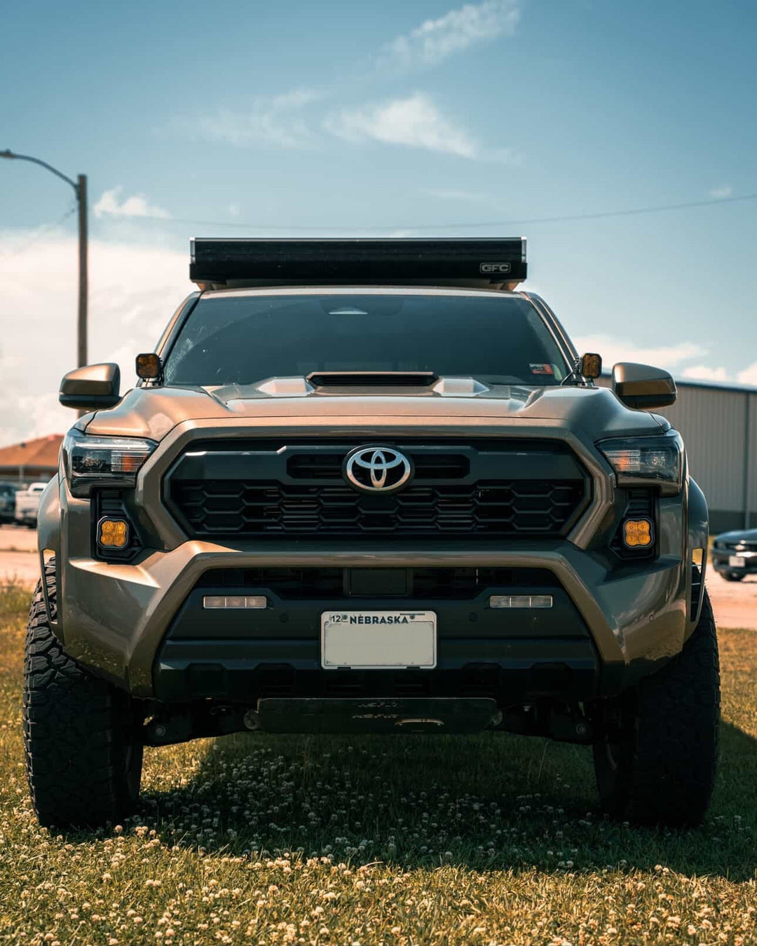 Baja 686 Industries LLC DD SS3 Led vent cover (Matte Black) + DD SS3 PRO Led Pod pair for Tacoma (2024+)