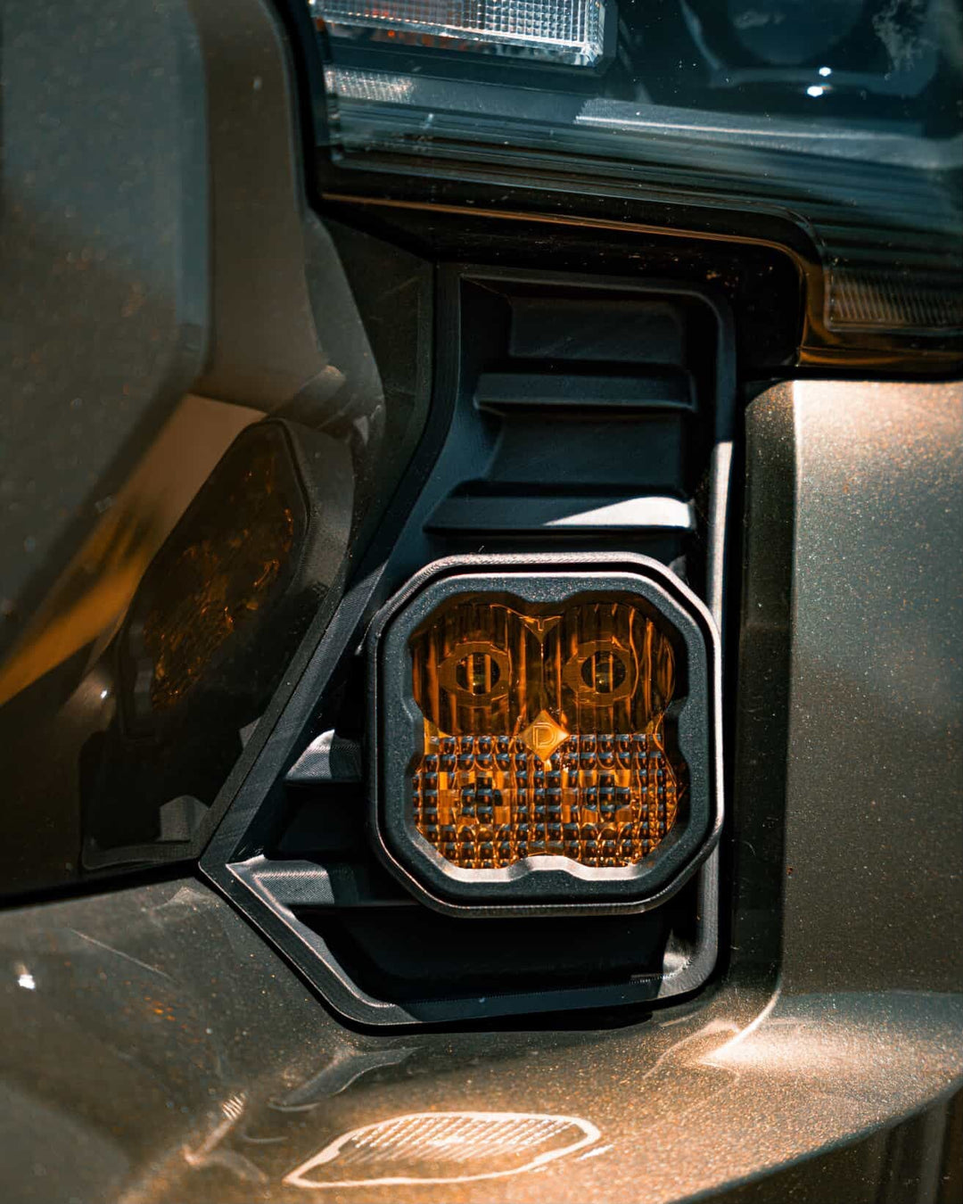 Baja 686 Industries LLC DD SS3 Led vent cover (Matte Black) + DD SS3 PRO Led Pod pair for Tacoma (2024+)