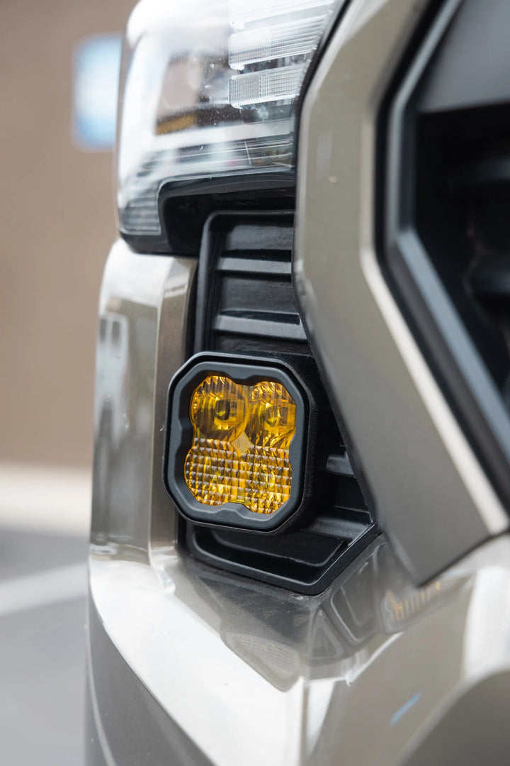 Baja 686 Industries LLC DD SS3 Led vent cover (ASA Matte Black) + DD SS3 Sport for Tacoma (2024+)