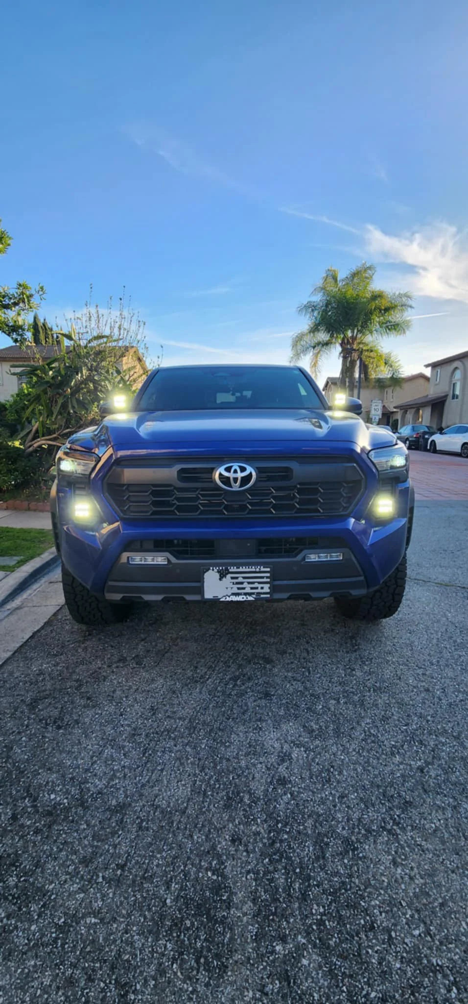 Baja 686 Industries LLC Hella 2.7 in Led vent cover (Matte Black) for Tacoma (2024+)