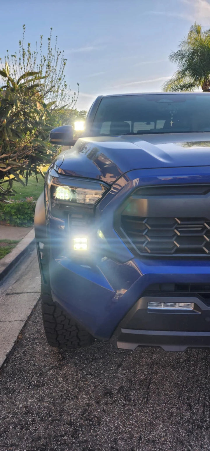 Baja 686 Industries LLC Hella 2.7 in Led vent cover (Matte Black) for Tacoma (2024+)