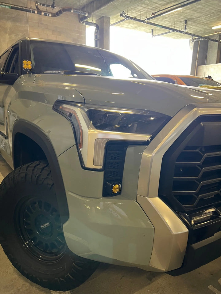 Baja 686 Industries LLC Led vent cover (ASA Matte Black) Baja Designs S1 for Tundra (2022+)