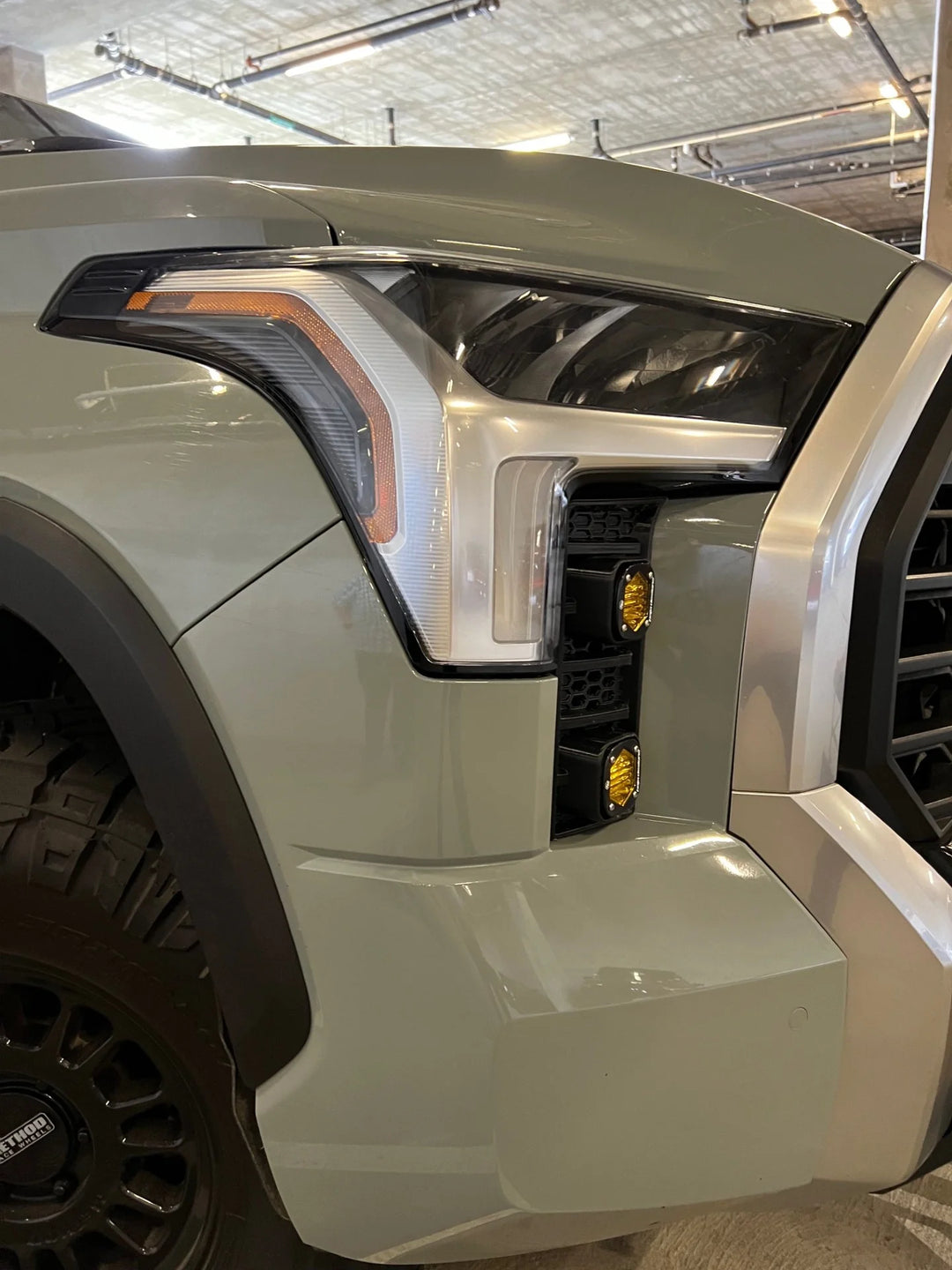 Baja 686 Industries LLC Led vent cover (ASA Matte Black) Baja Designs S1 Double for Tundra (2022+)