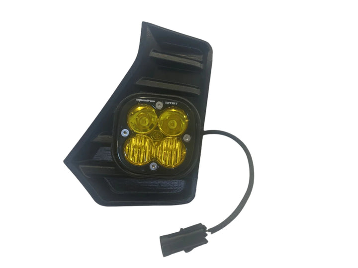 Baja 686 Industries LLC Baja Designs Squadron Led vent cover (ASA Matte Black) for Tacoma (2024+)