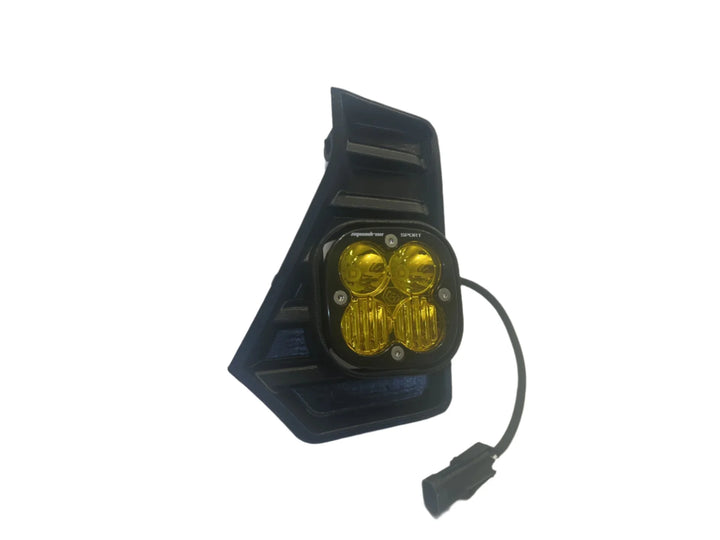 Baja 686 Industries LLC Baja Designs Squadron Led vent cover (ASA Matte Black) for Tacoma (2024+)