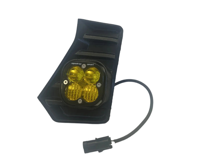 Baja 686 Industries LLC Baja Designs Squadron Led vent cover (ASA Matte Black) for Tacoma (2024+)