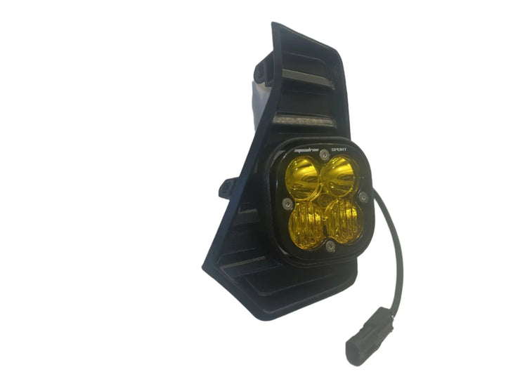 Baja 686 Industries LLC Baja Designs Squadron Led vent cover (ASA Matte Black) for Tacoma (2024+)
