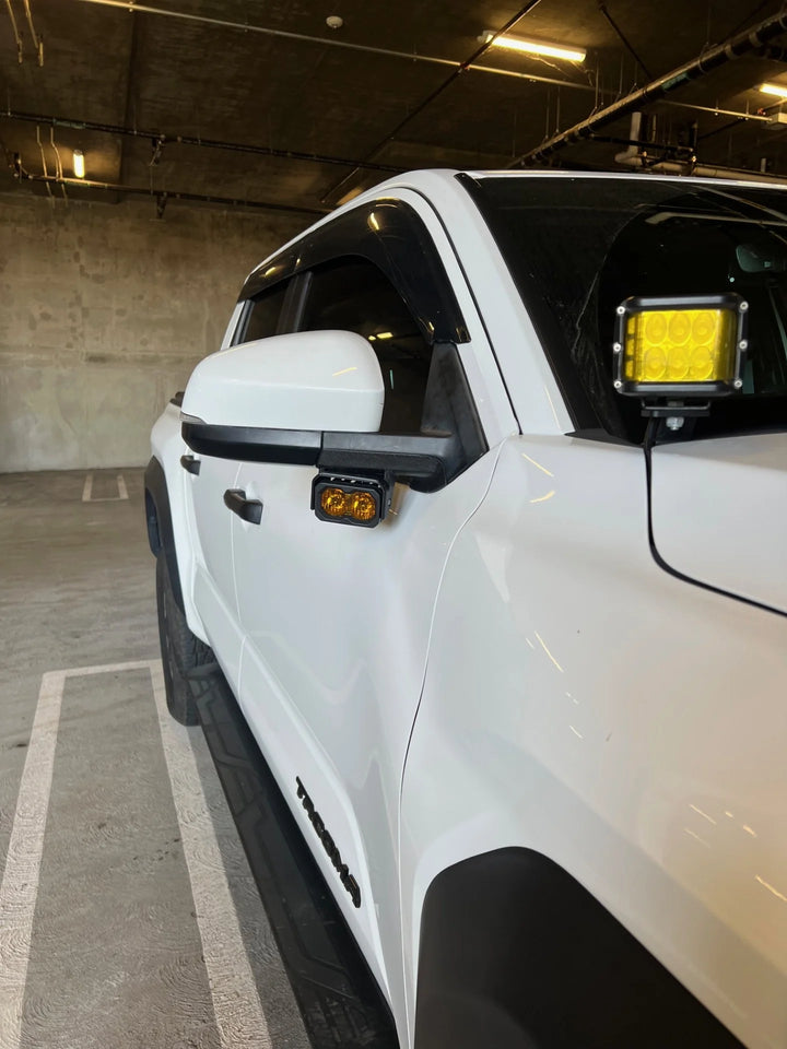 Baja 686 Industries LLC MirroBaja 686 Industries LLC Mirror ditch light Diode Dynamics C2.0 + Diode Dynamics C2.0 Pro for Tacoma (2024+)