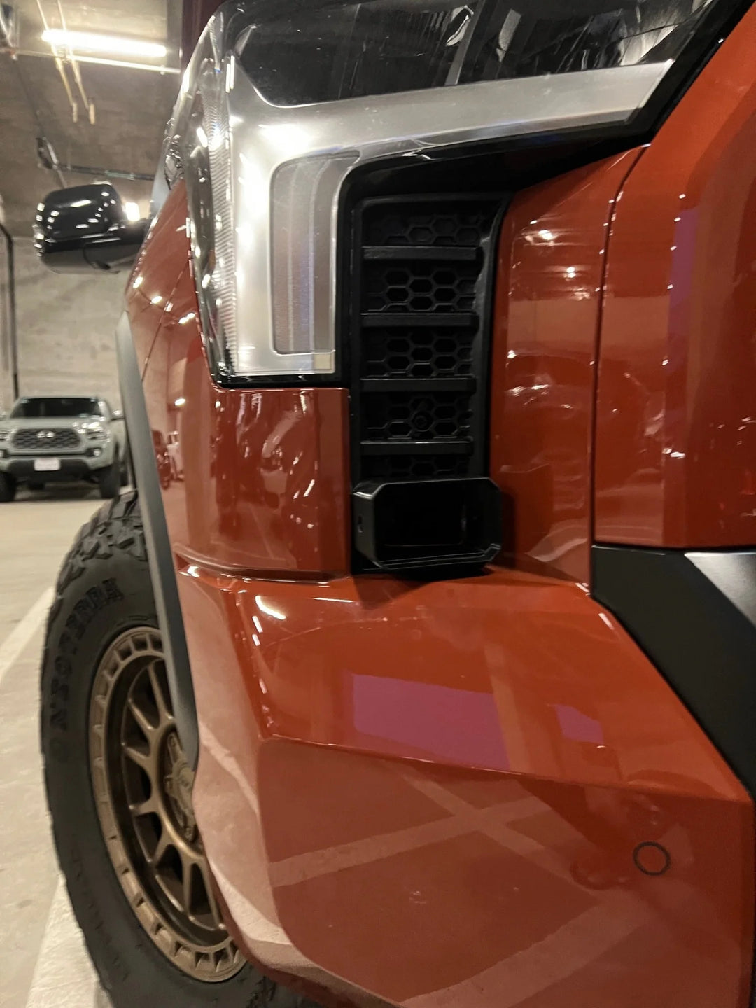 Baja 686 Industries LLC Led vent cover (ASA Matte Black) + Diode Dynamics C2.0 PRO for Tundra (2022+)