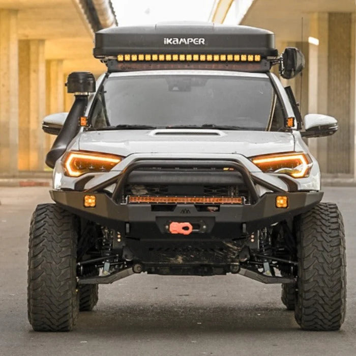Backwoods Adventure Mods Hi-Lite Overland Front Bumper [PreRunner Bull Bar] for 4Runner (2010-2024)