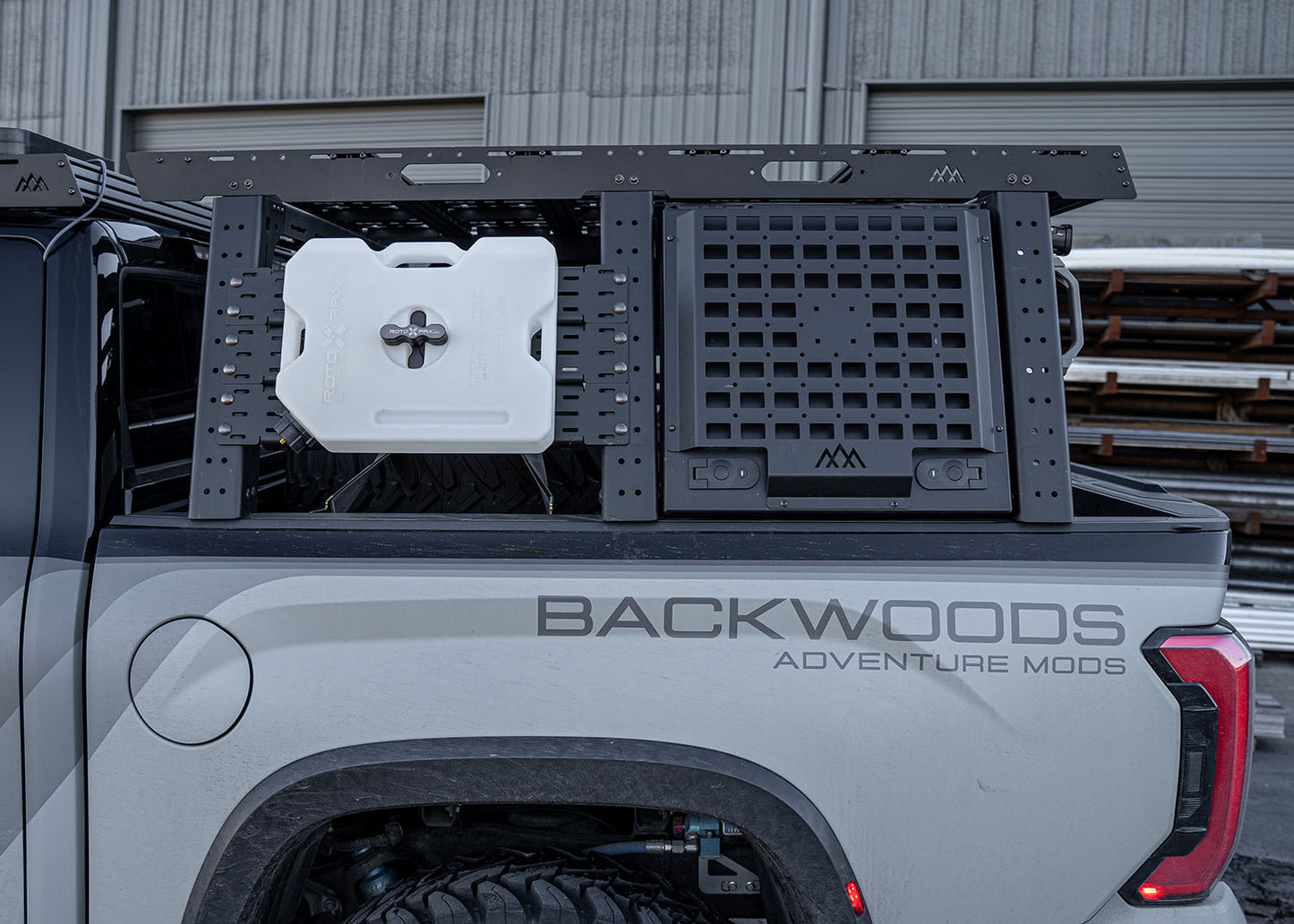 Backwoods Adventure Mods Overland Bed Rack Storage Box for Tundra