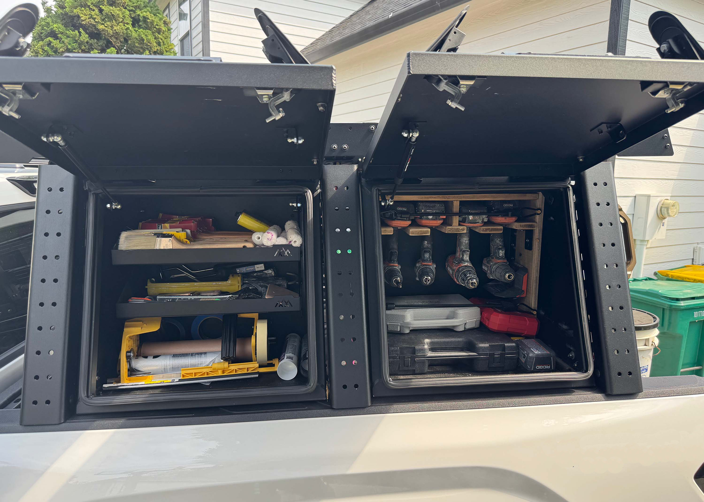 Backwoods Adventure Mods Overland Bed Rack Storage Box for Tundra