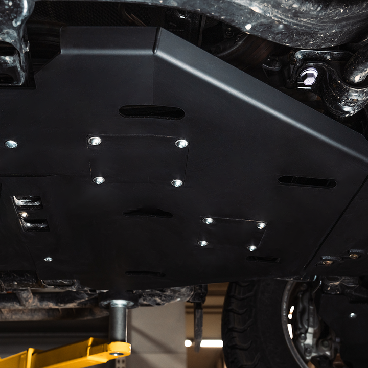 Cali Raised LED Cat Shield & Transmission Skid Plate For Tacoma (2024+)