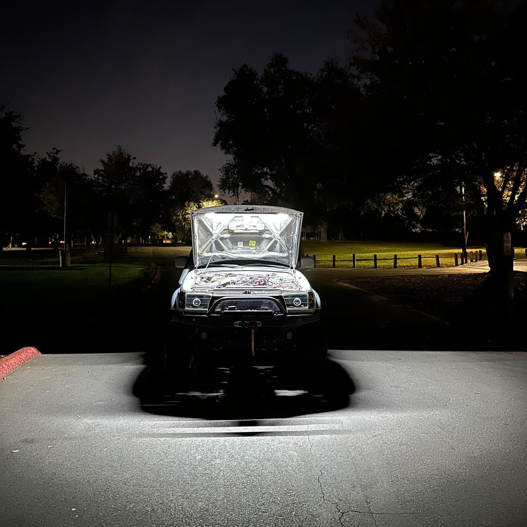 TEQ Offroad Under Hood LED Light Kit for ALL MAKES and Toyotas (4Runners, Tacomas, Sequoias, Tundras, LC, FJ, GX)