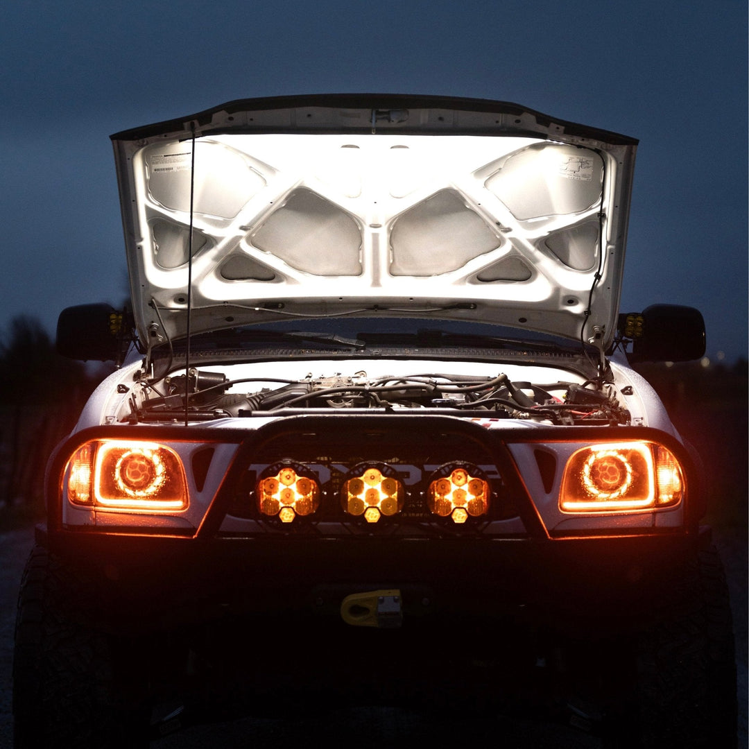 TEQ Offroad Under Hood LED Light Kit for ALL MAKES and Toyotas (4Runners, Tacomas, Sequoias, Tundras, LC, FJ, GX)