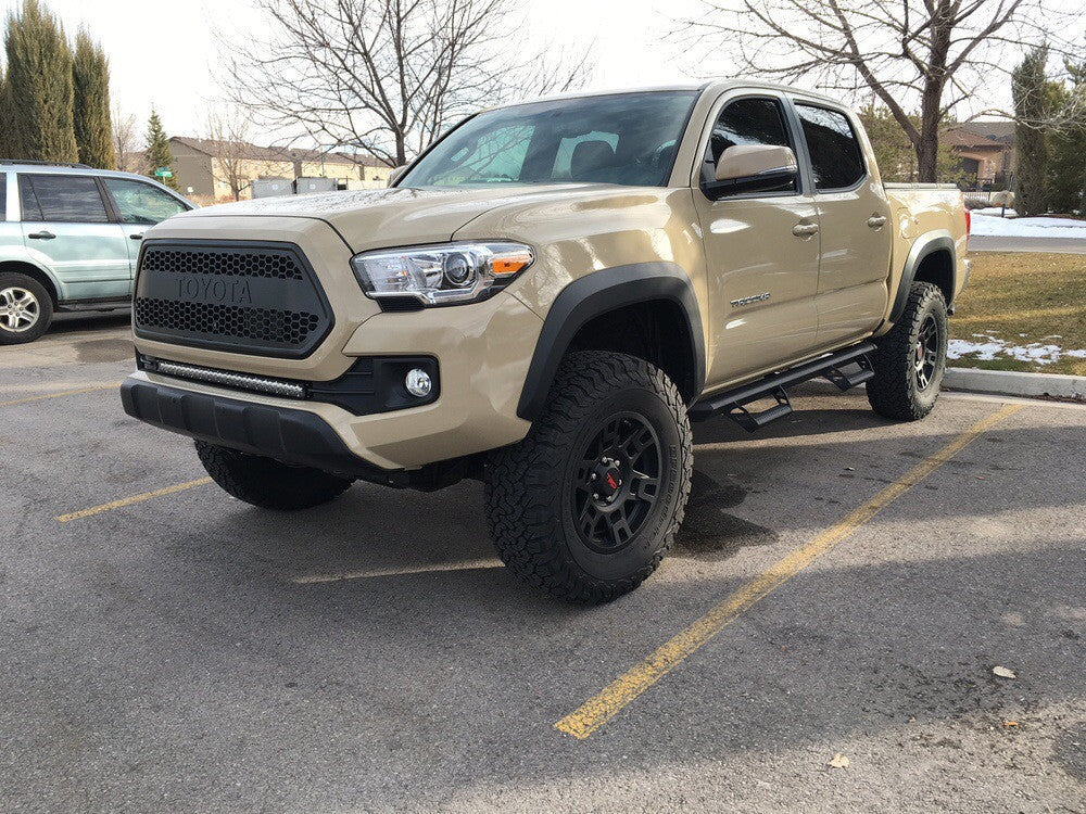 Cali Raised LED 32" Lower Bumper Flush Slim Light Bar Kit For Tacoma (2016-2023)