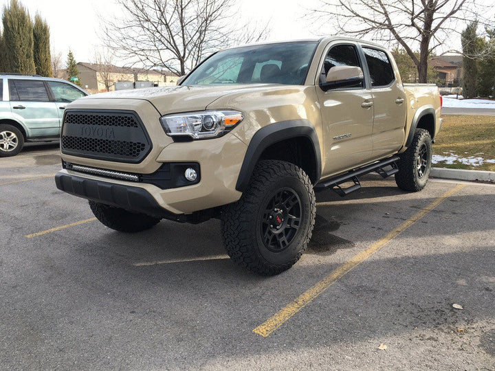 Cali Raised LED 32" Lower Bumper Flush Slim Light Bar Kit For Tacoma (2016-2023)