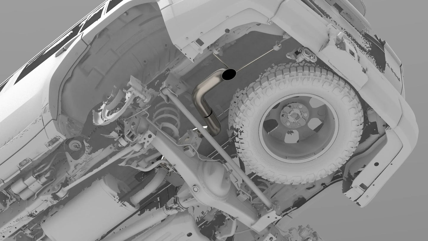 Nytop Titanium Axle Dump Exhaust for Land Cruiser & GX550 (2024+)