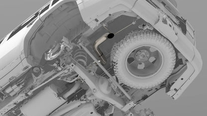 Nytop Titanium Axle Dump Exhaust for Land Cruiser & GX550 (2024+)