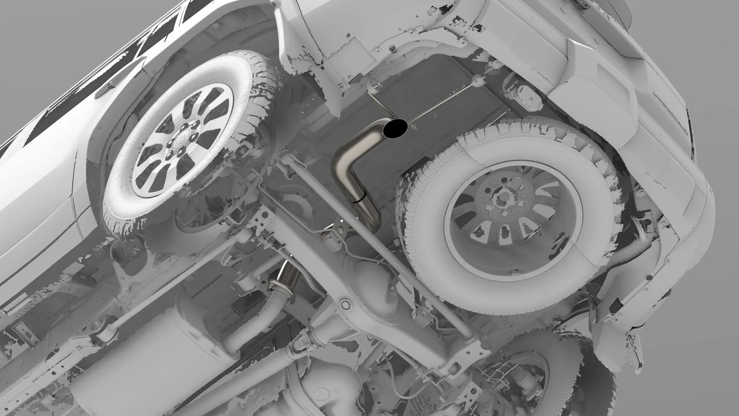 Nytop Titanium Axle Dump Exhaust for Land Cruiser & GX550 (2024+)