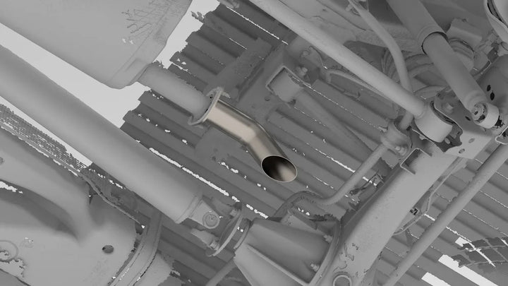 2023-Current Toyota Sequoia Titanium Axle Dump Exhaust Tip