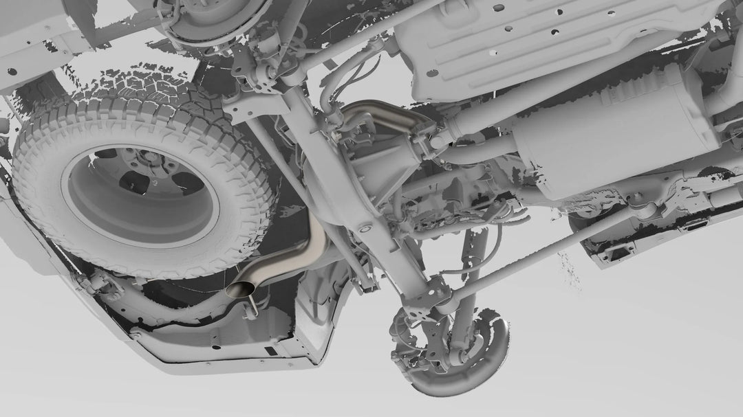 Nytop Titanium Axle Dump Exhaust for Land Cruiser & GX550 (2024+)