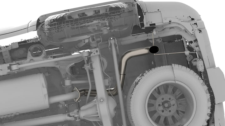 2024-Current Lexus GX550/Toyota Land Cruiser Titanium Axle Dump Exhaust