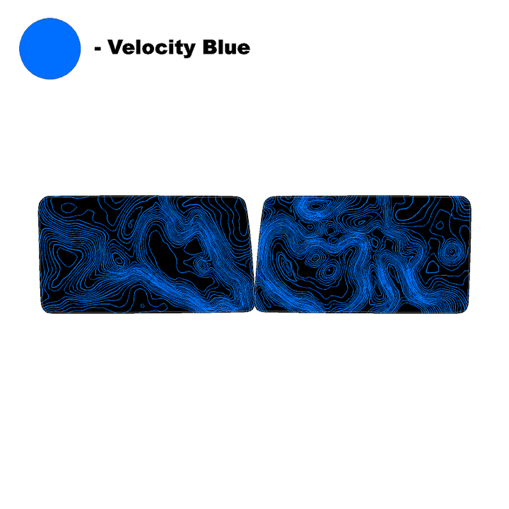 Topographic Map Premium Print Vinyl Rolls (3' or 6') - Matte Finish