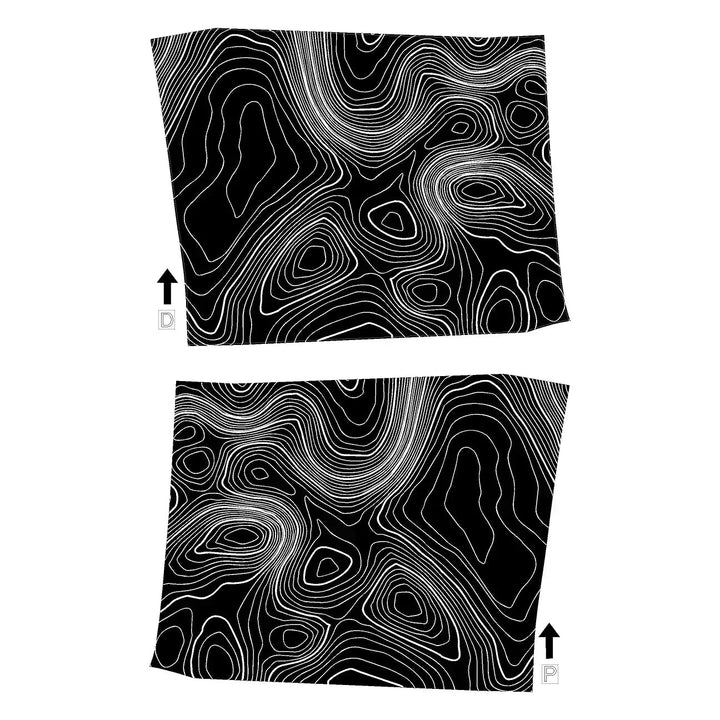 Topographic Inner Door Cup Overlays - 2024+ Tacoma / 2025+ 4Runner