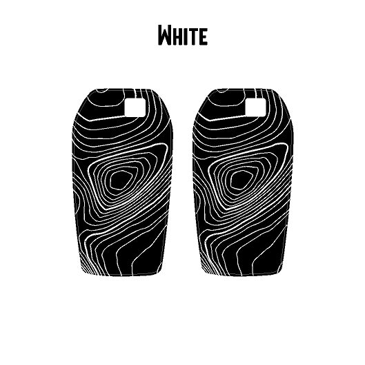 Topographic Key Fob Overlays - 2024+ Tacoma / 2025+ 4Runner