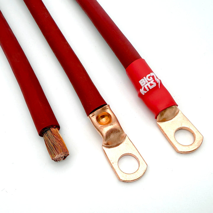Big7Kits Battery Cable Kit for Toyota LandCruiser FZJ80 (1993-1997)