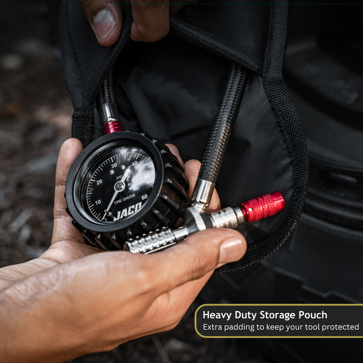 Lightning™ RX4 Tire Deflator with Gauge - 60 PSI | Quick-Connect Rapid Air Down Tool for Off Road 4x4